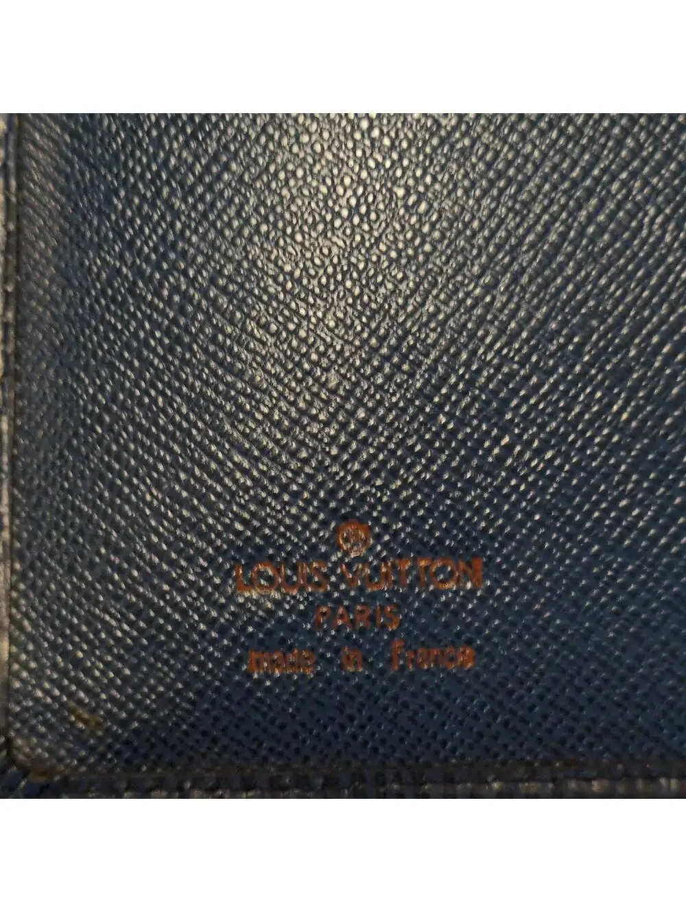 Vintage Louis Vuitton Epi Leather Blue Wallet